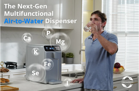 The Next-Gen 3- in-1 Atmospheric Water Dispenser