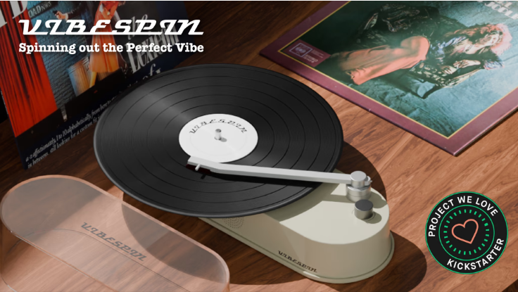 VIBESPIN - Portable Record Player