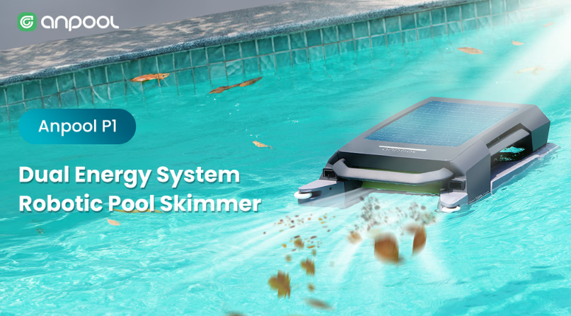 Anpool P1: Dual Energy System Robotic Pool Skimmer