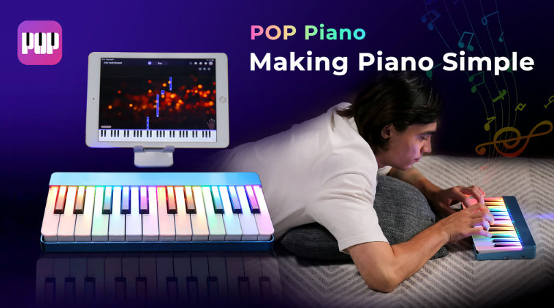 Pop piano：The MIDI keyboard that makes piano simple