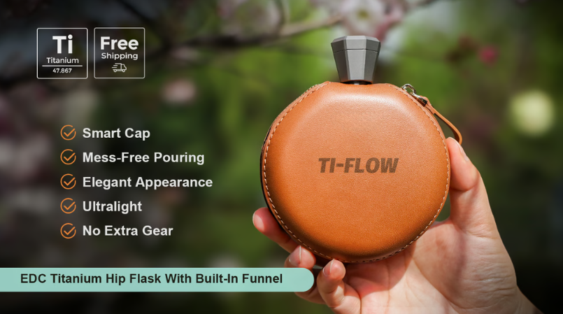 Ti-Flow: A Smarter, Sleeker Hip Flask for Everyday Carry