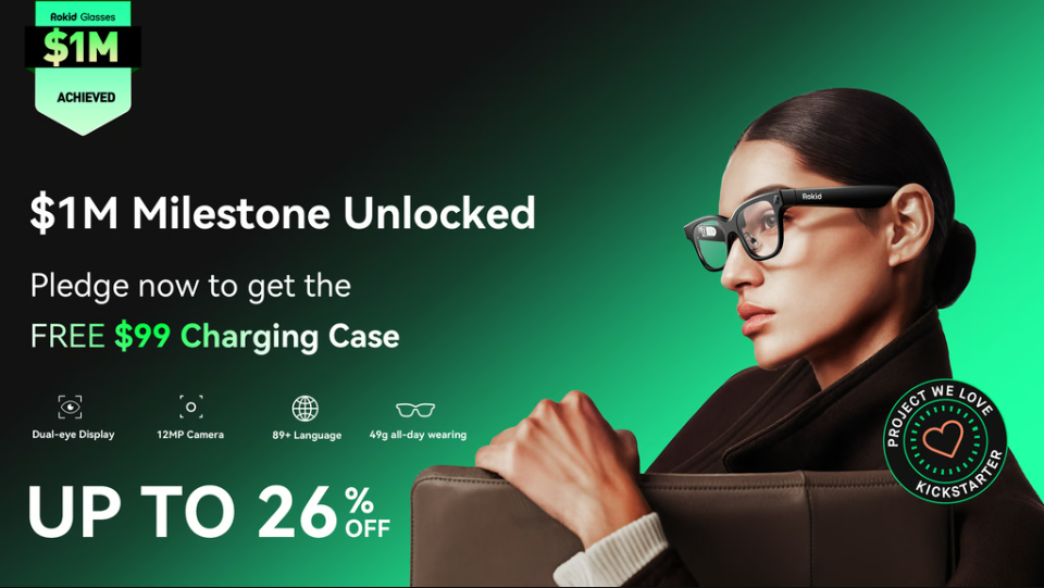 Rokid Glasses, World's Lightest Full-function AI&AR Glasses