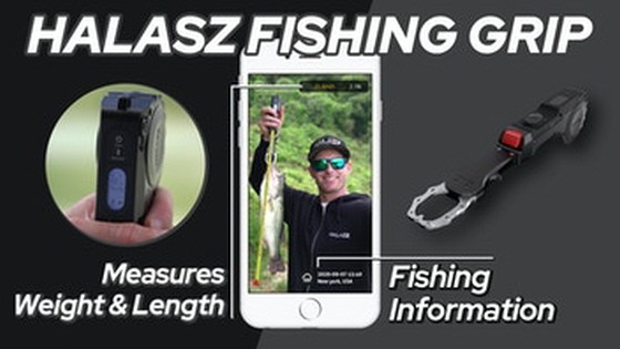 HALASZ: 3-In-1 smart grip : scale, tapeline and fishing grip