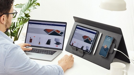 MOFT Smart Desk Mat -Snap, Stand & Organize All Your Devices