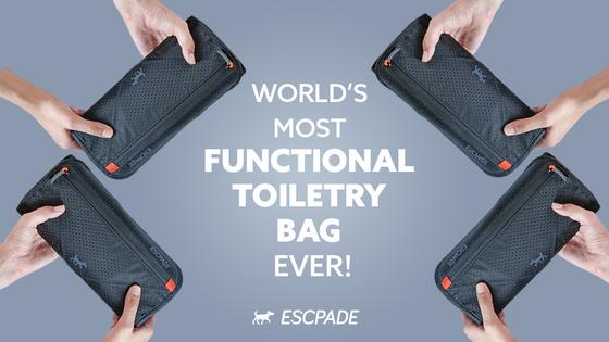 Escpade: World's Most Functional Toiletry Bag Ever!