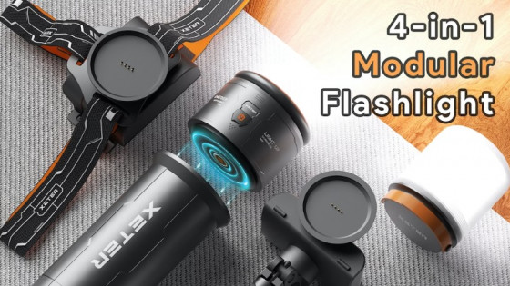 Xeter Spark—The 4-in-1 Multifunctional Flashlight