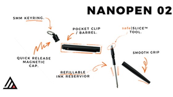 NanoPen 02 | World's Smallest & Toughest EDC Pen Redesigned