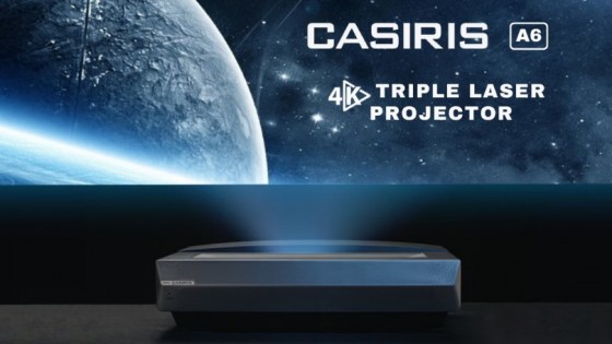 CASIRIS A6: The Truest Color 4K Ultra-RGB Laser Projector