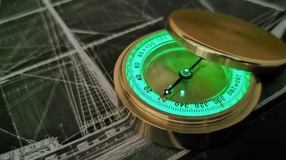 Sailor's Compass by Oceanus Brass