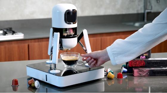 DUOBO Coffee Machine that Simultaneously Extracts 2 Capsules
