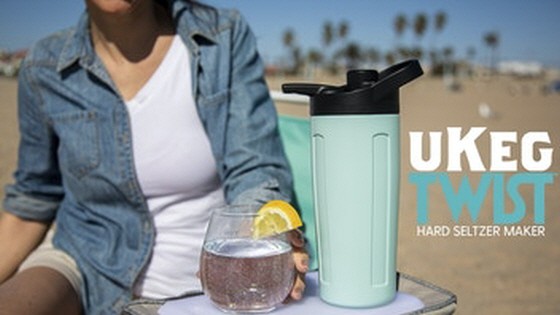 The uKeg TWIST Hard Seltzer Maker