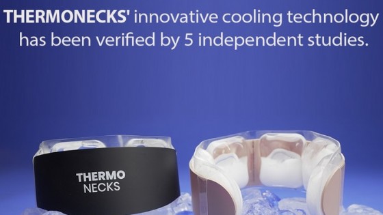 THERMONECKS: 8 Hour Neck Cooler with No Cold Pain