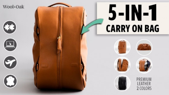 Wool & Oak | The Carry-On Backpack