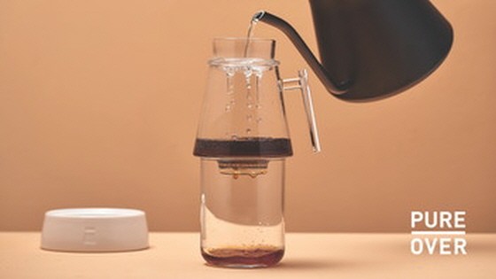 Pure Over: Welcome to an all glass coffee making experience