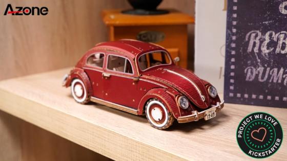 Azone wa-gu-mi: Volkswagen Type 1 Beetle Wooden Puzzle