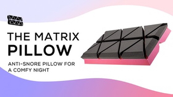 The Matrix Pillow, Self-adjusts to Any Sleep Position