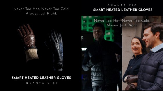 The First Ever Smart Heated Slim Jackets & Leather Gloves