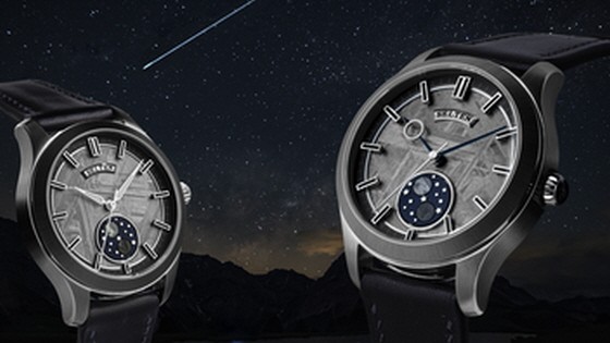 An Out-of-This-World Automatic Watch Made from Meteorite