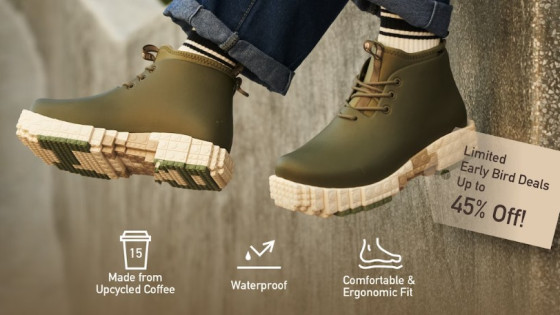 XpreSole® | Waterproof All-Weather Boots Powered by Coffee