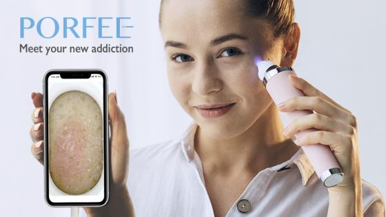 Porfee: Precise Blackhead vacuum with camera & app