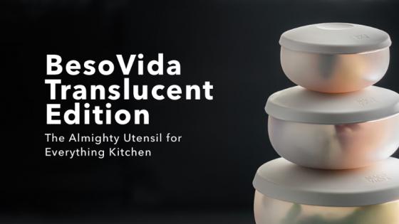 BesoVida Translucent Edition | Food-Grade Silicone Utensil