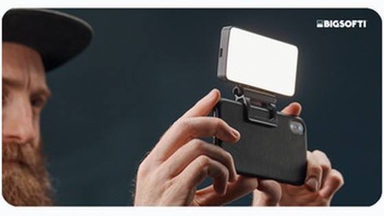 BIGSOFTI: A portable soft-light for better photos & video.