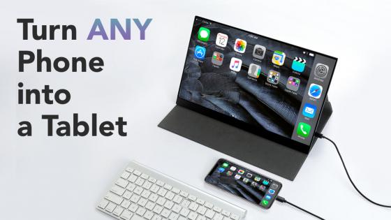 PhonePad: Turn ANY smartphone into a tablet