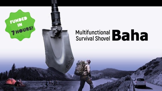 BAHA SHOVEL | Multifunctional Tool for Survival Experience