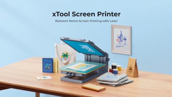 xTool Screen Printer-1st Screen Printing Solution with Laser