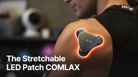 COMLAX: The First Stretchable LED Massage Patch