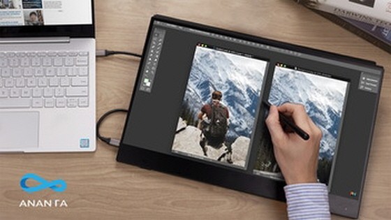 Ananta, A 17.3-inch Touchscreen Portable Monitor