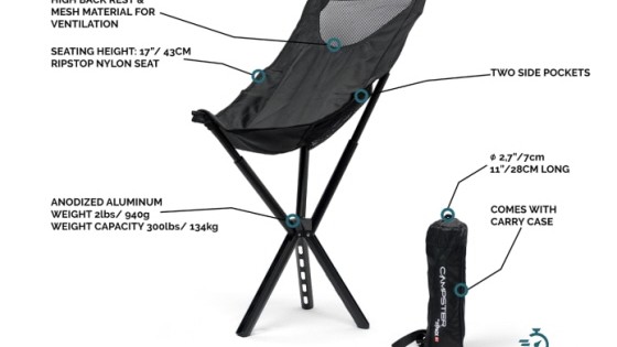 Campster: Full-Height Ultra-Light Everywhere Chair