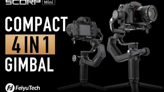 Feiyu Scorp Mini:4-in-1 Gimbal Meet All Your Needs