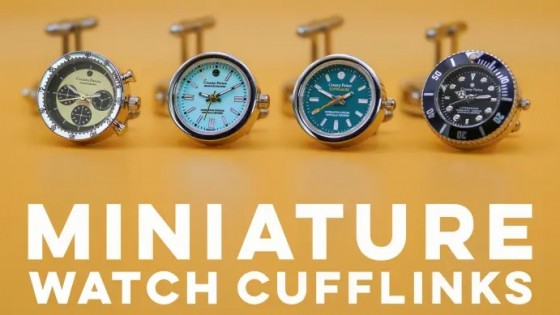 The Wilsdorf Collection Miniature Watch Cufflinks