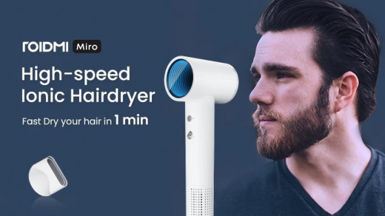 ROIDMI Miro: Most Affordable High-speed Hairdryer