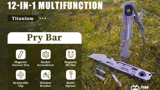 Titanium Multi-function Pry Bar