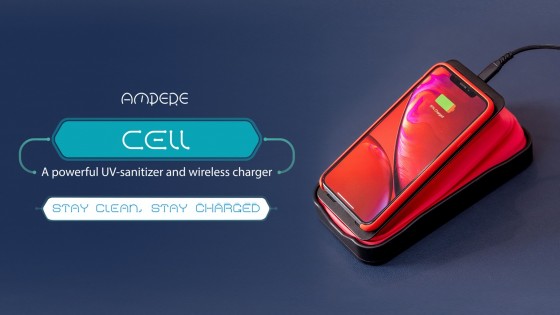 Cell: The Expandable Wireless Charger that Cleans Your Phone