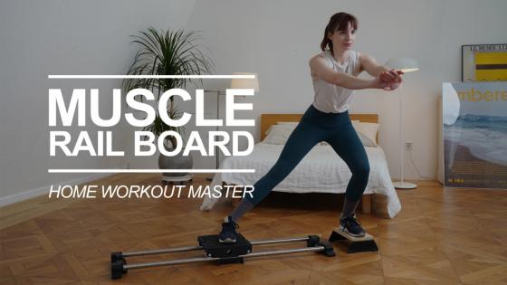 Muscle Rail Board: A Portable All-in-One Home Gym