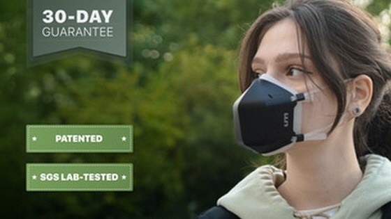 UVMask: All-Day Active UV-C Air Purification Face Mask