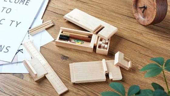 ONE BOX：Wooden storage boxes composed of ancient craftsmansh