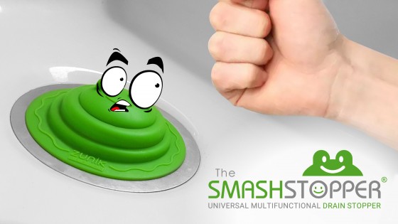 The SMASH STOPPER: the Magic Smart Universal Drain Stopper