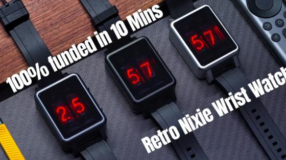 Nixiea: A Classic Retro Nixie Wrist Watch