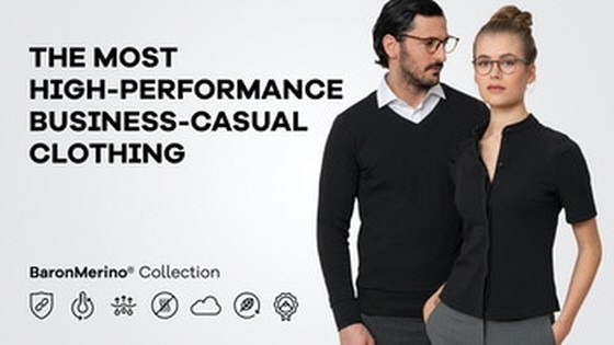 BaronMerino: High-performance business-casual clothing.