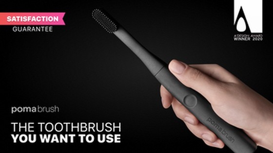 PomaBrush – The Most Powerful Silicone Electric Toothbrush