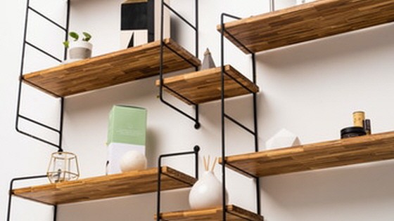 SMILE: The Modular Shelf Made Entirely Of Chopsticks