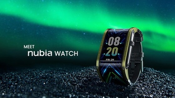 Nubia Watch, A Futuristic Flexible Display Smartwatch