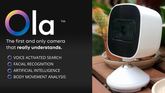 Ask OLA! 2 Way Voice Commands Talking Security Camera