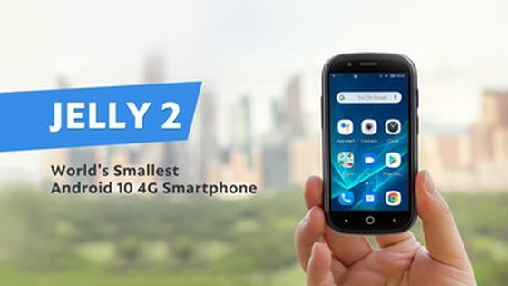 Jelly 2, World's Smallest Android 10 4G Smartphone