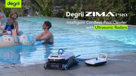 Degrii Zima Pro – Ultrasonic Radar Cordless Pool Cleaner