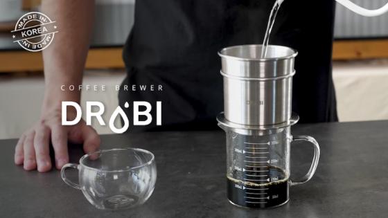 DROBI 1: Eco-friendly, Sustainable, Non bypass coffee brewer